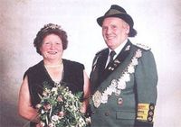 Kaiserpaar Willi Meier mit K&ouml;nigin Anny