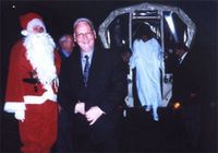 Der Weihnachtsmann, sein Engelchen und Hans Muff kamen mit dem kompletten Vorstand in einem Planwagen durch das Bergische Land nach Rom gefahren