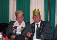 K&ouml;nigspaar Margret Schneider mit Prinzgemahl Waldfried